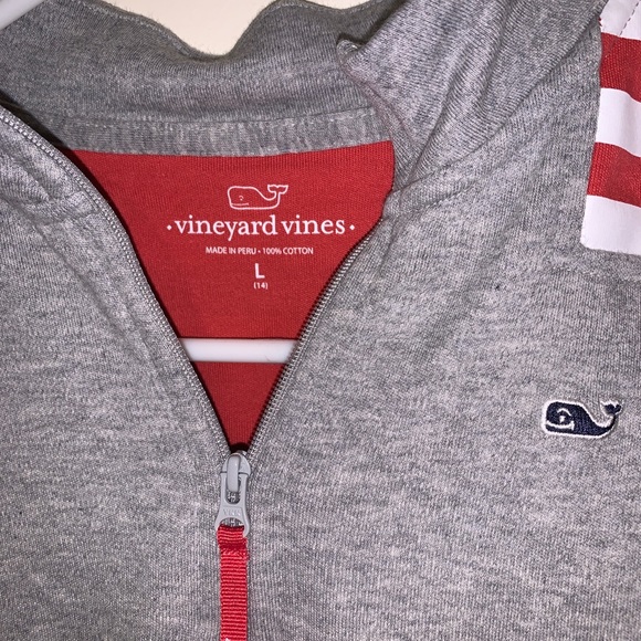 Child’s Large Vineyard Vine Quarter-Zip - Picture 2 of 6
